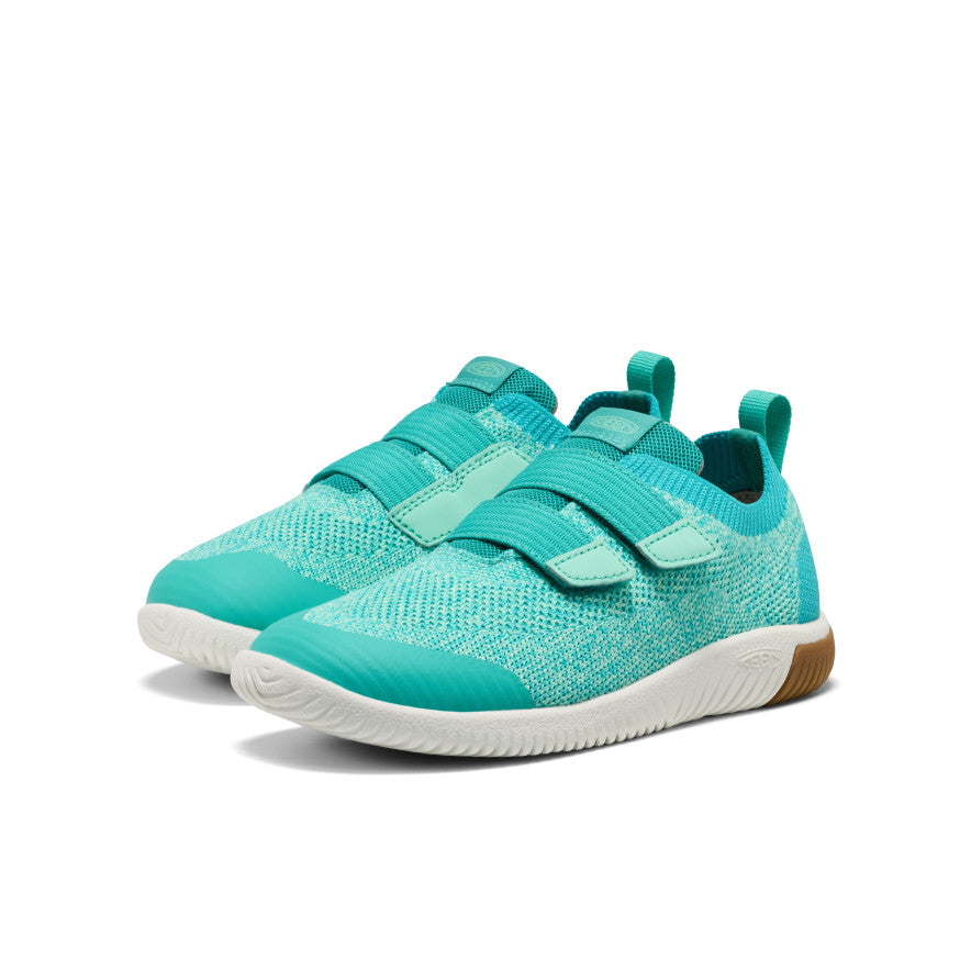 Keen Classic - Big Kids' KNX Knit Double Strap Bright Aqua/Cabbage