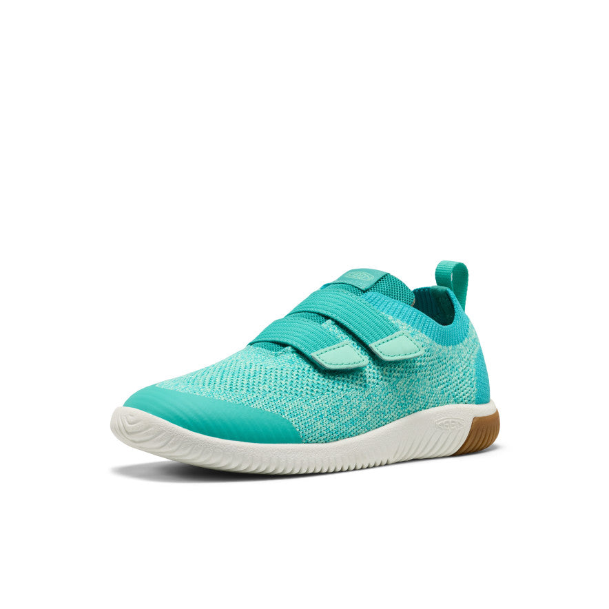Keen Classic - Big Kids' KNX Knit Double Strap Bright Aqua/Cabbage